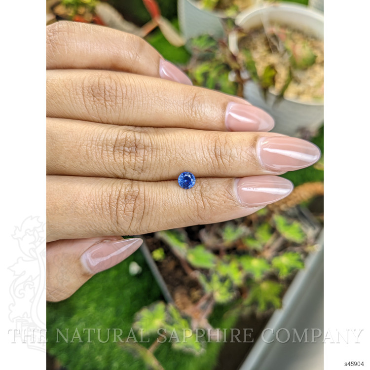 0.59 Ct. Blue Sapphire from Ceylon (Sri Lanka)