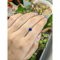 0.76 Ct. Blue Sapphire from Ceylon (Sri Lanka) Life Style
