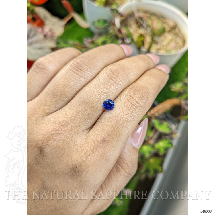 0.76 Ct. Blue Sapphire from Ceylon (Sri Lanka)
