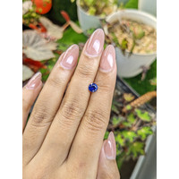 0.76 Ct. Blue Sapphire from Ceylon (Sri Lanka) Life Style