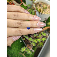 0.76 Ct. Blue Sapphire from Ceylon (Sri Lanka) Life Style