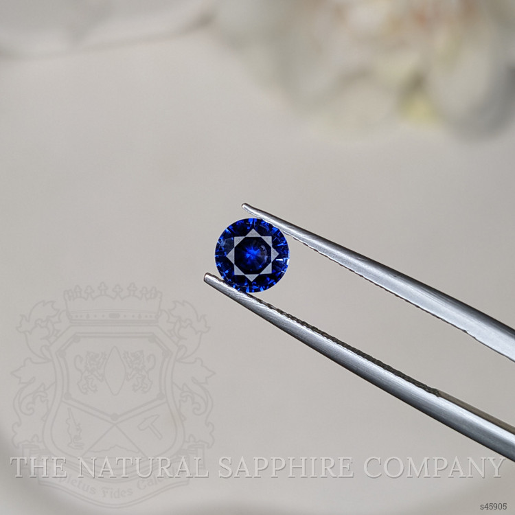 0.76 Ct. Blue Sapphire from Ceylon (Sri Lanka)