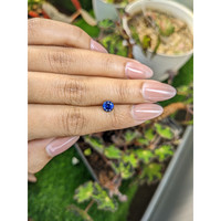 1.08 Ct. Blue Sapphire from Ceylon (Sri Lanka) Life Style