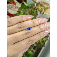 0.64 Ct. Blue Sapphire from Ceylon (Sri Lanka) Life Style