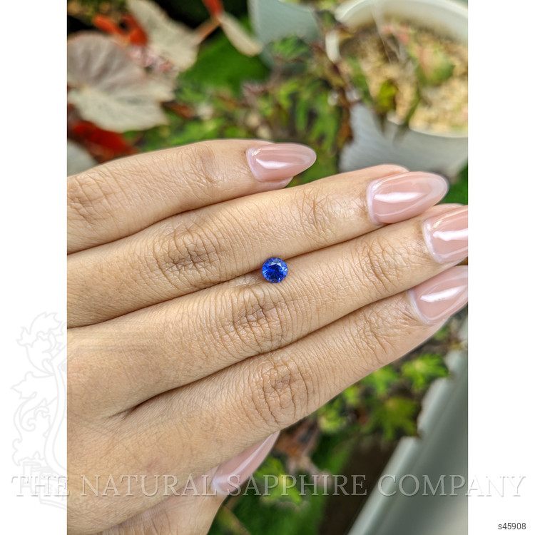 0.64 Ct. Blue Sapphire from Ceylon (Sri Lanka)