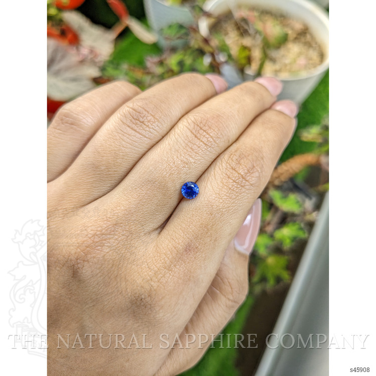 0.64 Ct. Blue Sapphire from Ceylon (Sri Lanka)