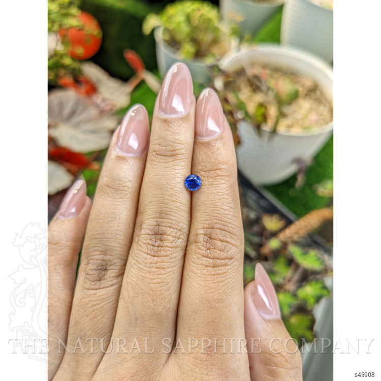 0.64 Ct. Blue Sapphire from Ceylon (Sri Lanka)