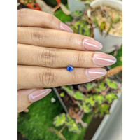 0.64 Ct. Blue Sapphire from Ceylon (Sri Lanka) Life Style