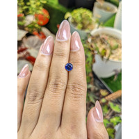 1.17 Ct. Blue Sapphire from Ceylon (Sri Lanka) Life Style
