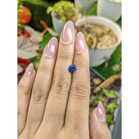 1.36 Ct. Blue Sapphire from Ceylon (Sri Lanka) Life Style