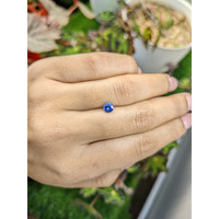 0.53 Ct. Blue Sapphire from Ceylon (Sri Lanka) Life Style