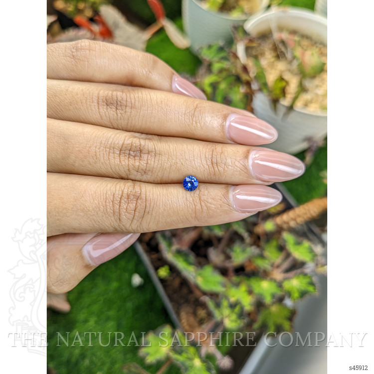 0.53 Ct. Blue Sapphire from Ceylon (Sri Lanka)