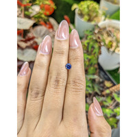 0.56 Ct. Blue Sapphire from Ceylon (Sri Lanka) Life Style