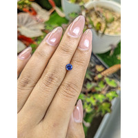 0.56 Ct. Blue Sapphire from Ceylon (Sri Lanka) Life Style