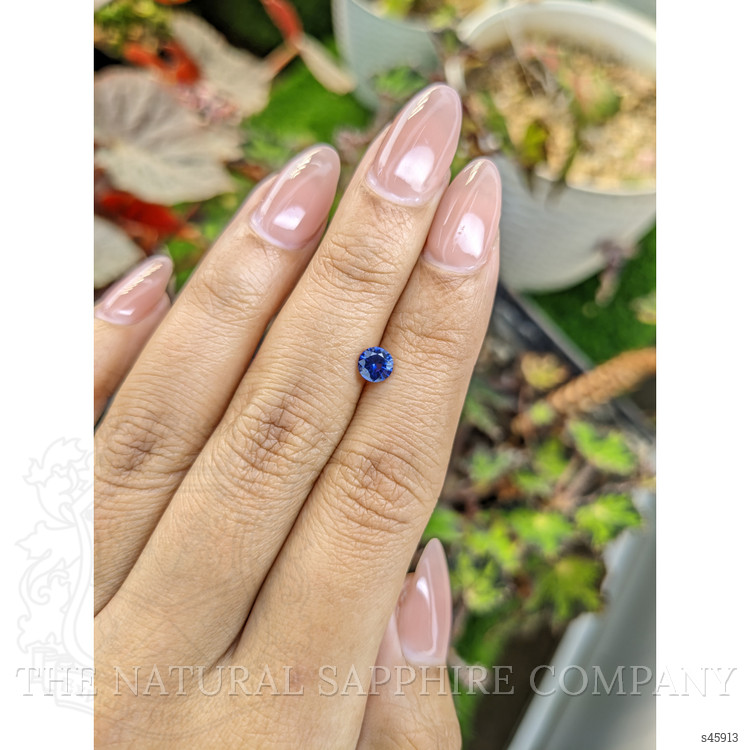 0.56 Ct. Blue Sapphire from Ceylon (Sri Lanka)