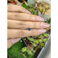 0.56 Ct. Blue Sapphire from Ceylon (Sri Lanka) Life Style