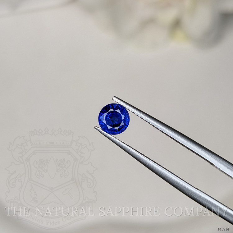0.82 Ct. Blue Sapphire from Ceylon (Sri Lanka)