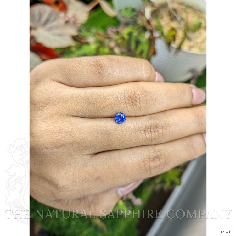 0.61 Ct. Blue Sapphire from Ceylon (Sri Lanka)