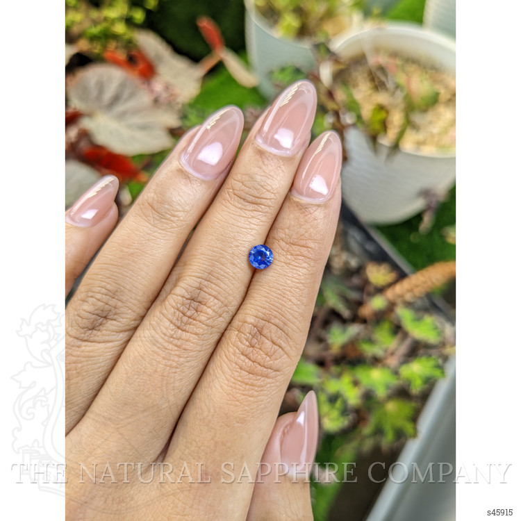 0.61 Ct. Blue Sapphire from Ceylon (Sri Lanka)