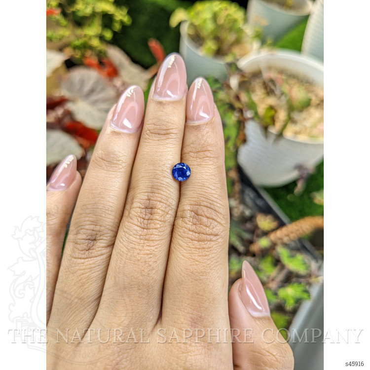 0.93 Ct. Blue Sapphire from Ceylon (Sri Lanka)