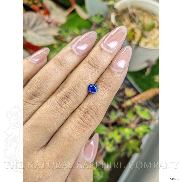 0.93 Ct. Blue Sapphire from Ceylon (Sri Lanka)
