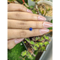 0.93 Ct. Blue Sapphire from Ceylon (Sri Lanka) Life Style