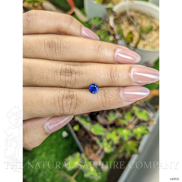 0.93 Ct. Blue Sapphire from Ceylon (Sri Lanka)