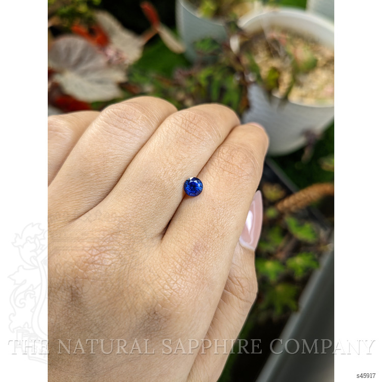 0.76 Ct. Blue Sapphire from Ceylon (Sri Lanka)