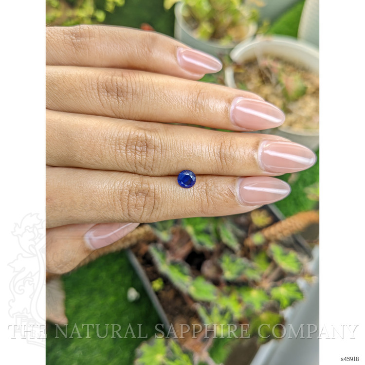 0.96 Ct. Blue Sapphire from Ceylon (Sri Lanka)