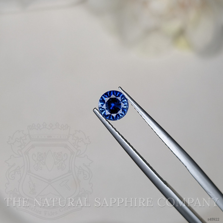 0.74 Ct. Blue Sapphire from Ceylon (Sri Lanka)