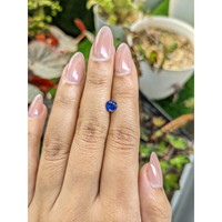 0.72 Ct. Blue Sapphire from Ceylon (Sri Lanka) Life Style