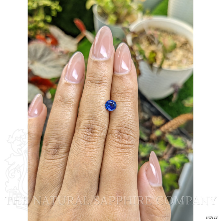 0.72 Ct. Blue Sapphire from Ceylon (Sri Lanka)