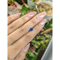 0.72 Ct. Blue Sapphire from Ceylon (Sri Lanka) Life Style