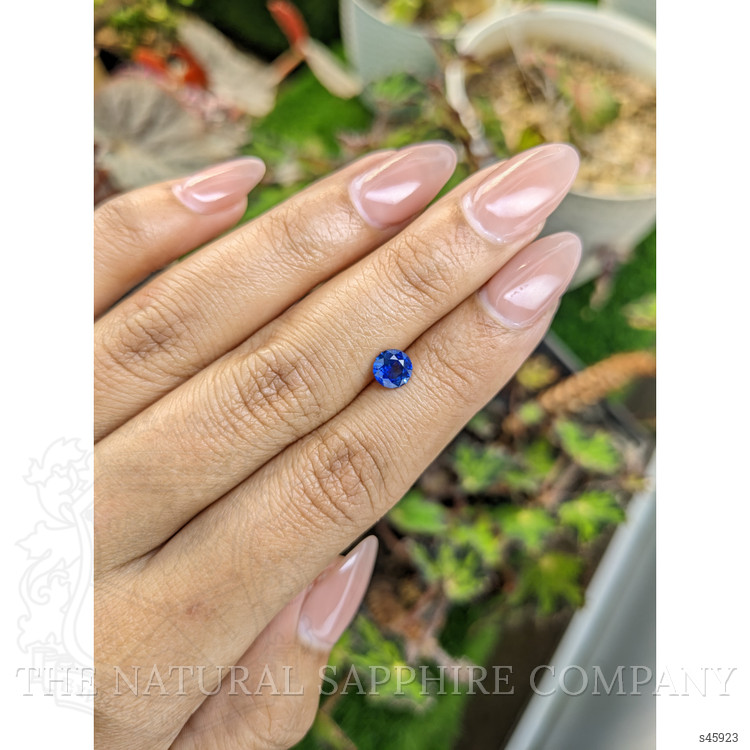 0.72 Ct. Blue Sapphire from Ceylon (Sri Lanka)