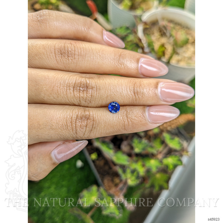 0.72 Ct. Blue Sapphire from Ceylon (Sri Lanka)