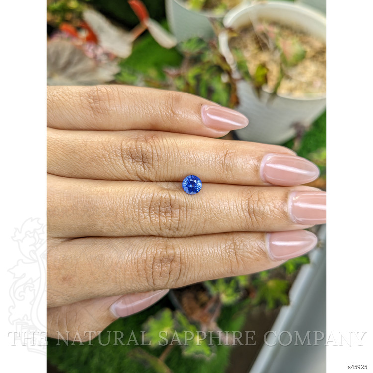 0.97 Ct. Blue Sapphire from Ceylon (Sri Lanka)