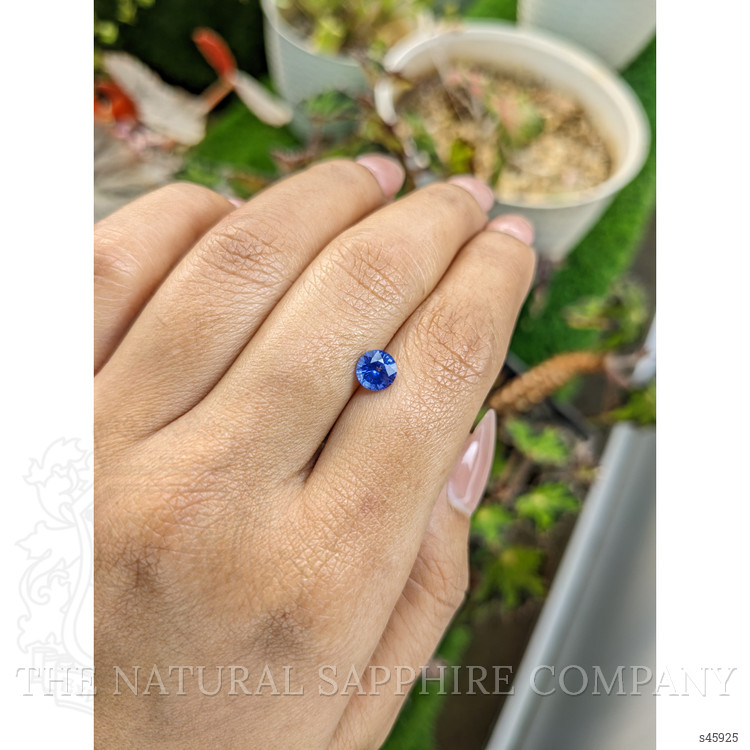 0.97 Ct. Blue Sapphire from Ceylon (Sri Lanka)