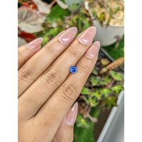 0.97 Ct. Blue Sapphire from Ceylon (Sri Lanka) Life Style