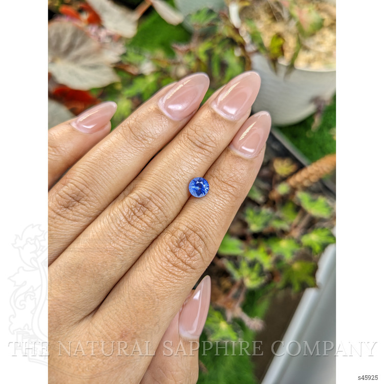 0.97 Ct. Blue Sapphire from Ceylon (Sri Lanka)