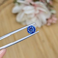0.85 Ct. Blue Sapphire from Ceylon (Sri Lanka) Life Style