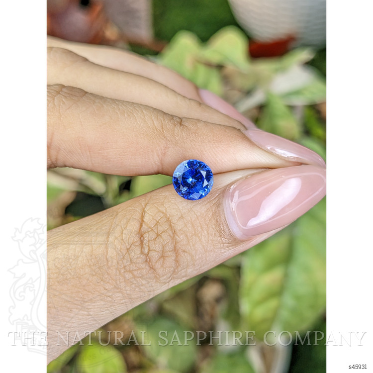 1.63 Ct. Blue Sapphire from Ceylon (Sri Lanka)