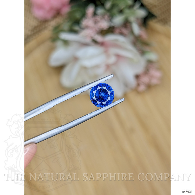 1.63 Ct. Blue Sapphire from Ceylon (Sri Lanka)