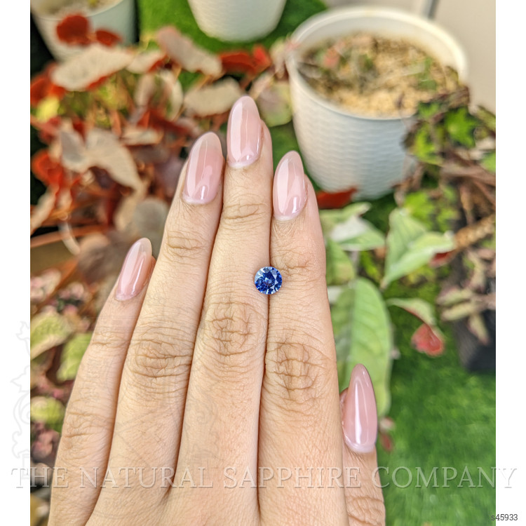 0.95 Ct. Blue Sapphire from Ceylon (Sri Lanka)