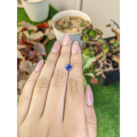 1.25 Ct. Blue Sapphire from Ceylon (Sri Lanka) Life Style