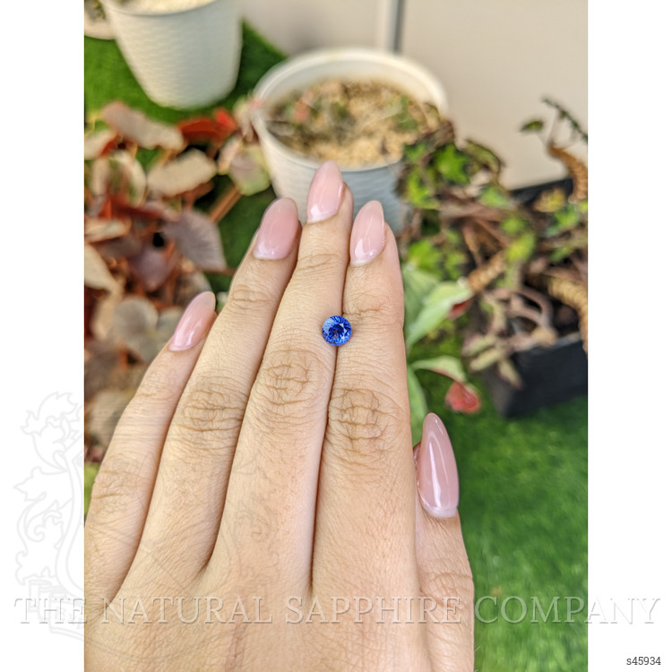 1.25 Ct. Blue Sapphire from Ceylon (Sri Lanka)