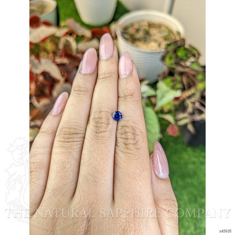 0.54 Ct. Blue Sapphire from Ceylon (Sri Lanka)