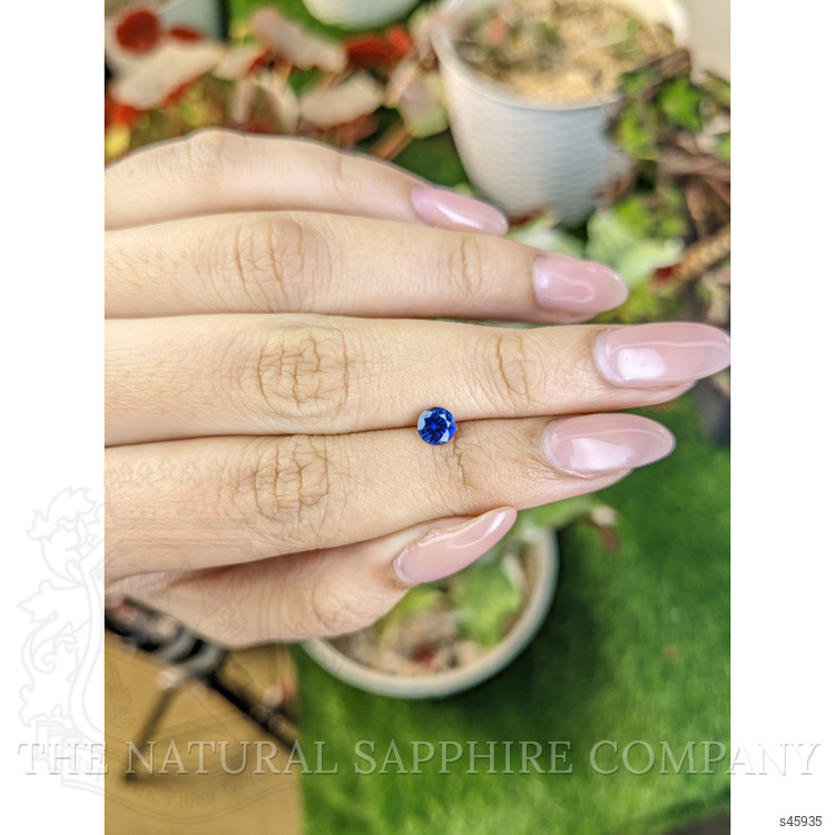 0.54 Ct. Blue Sapphire from Ceylon (Sri Lanka)
