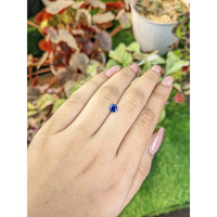 0.54 Ct. Blue Sapphire from Ceylon (Sri Lanka) Life Style