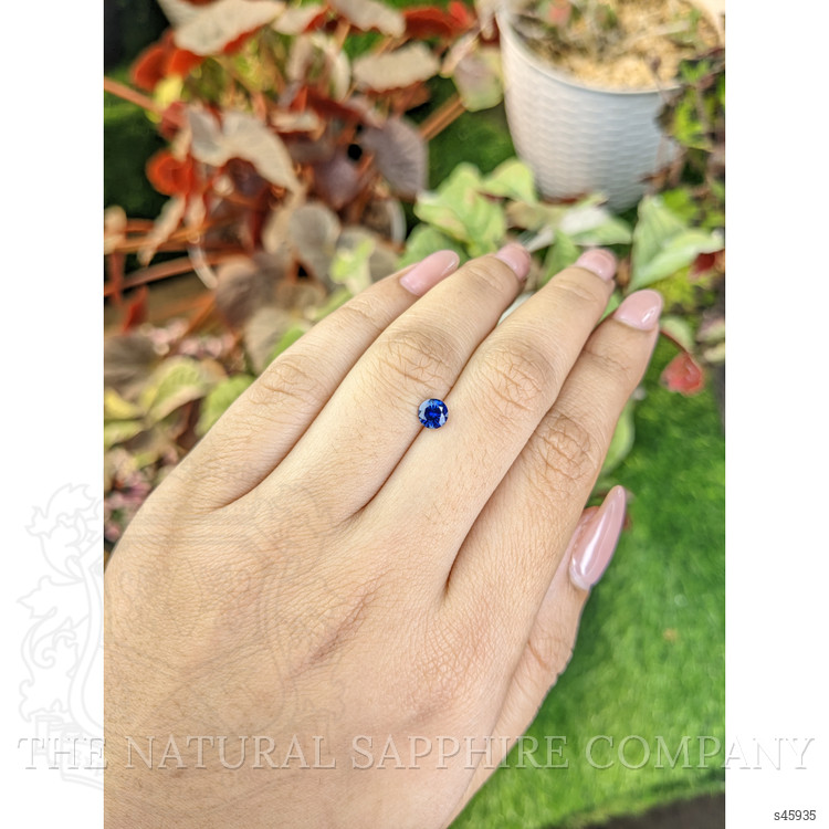 0.54 Ct. Blue Sapphire from Ceylon (Sri Lanka)