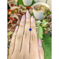 0.80 Ct. Blue Sapphire from Ceylon (Sri Lanka) Life Style
